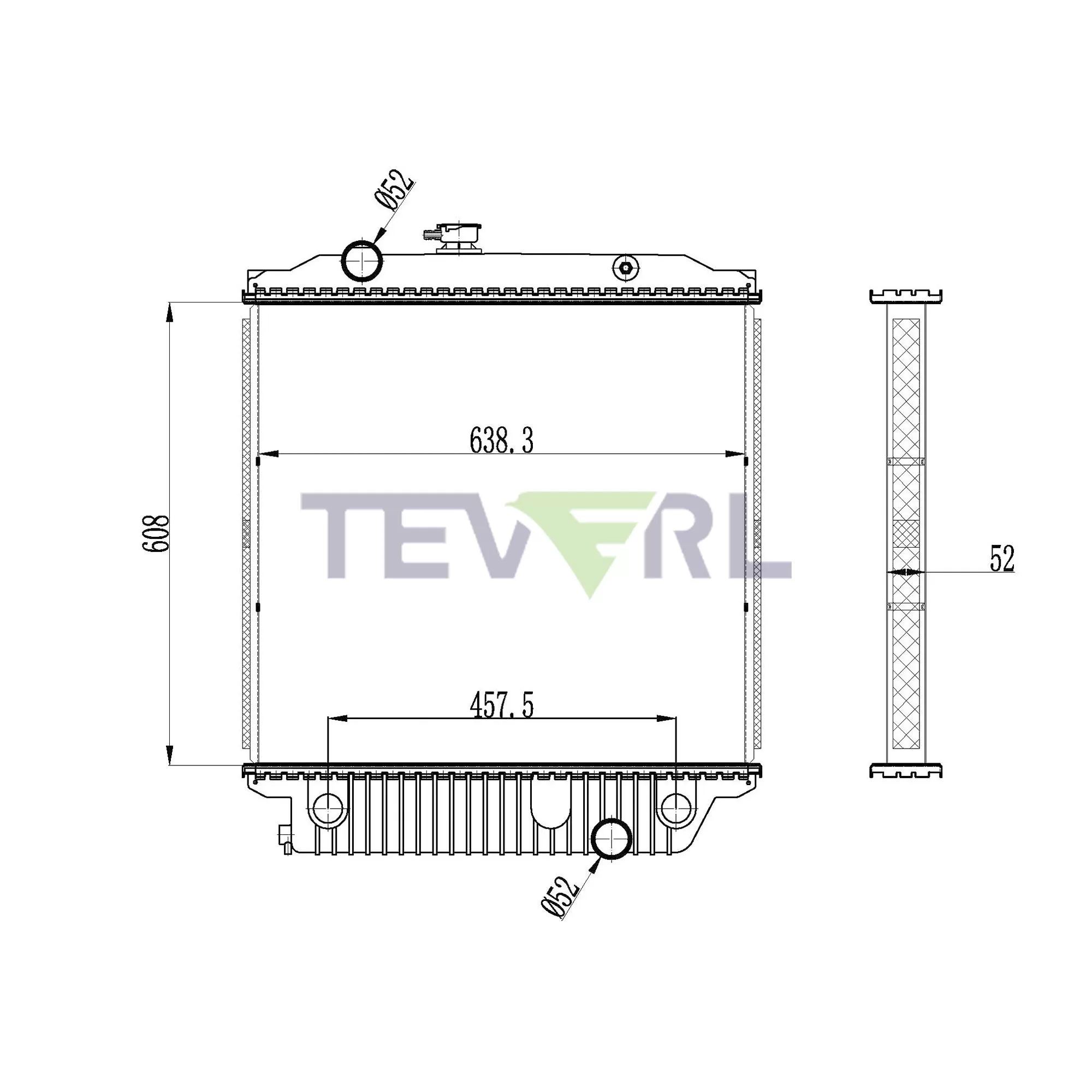 10101051 Freightliner Radiator