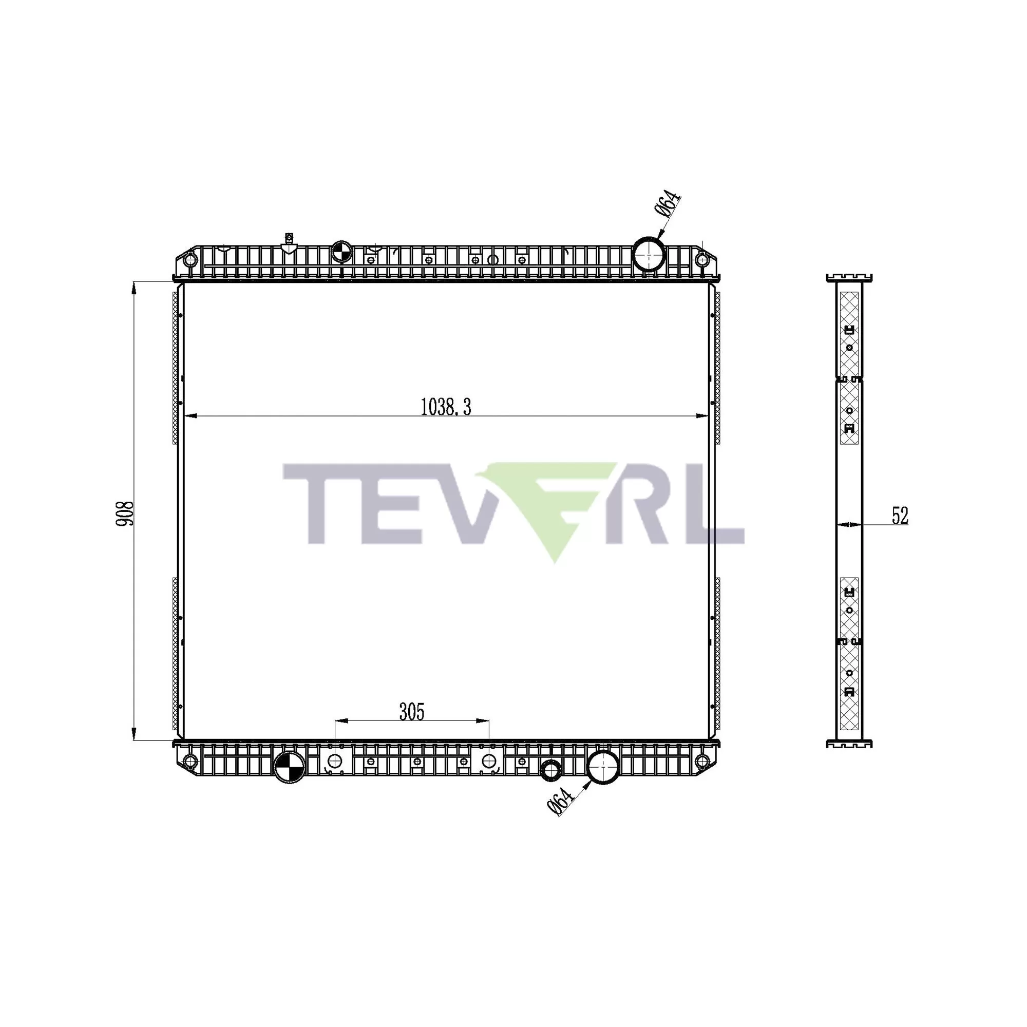 10101059 Freightliner Radiator