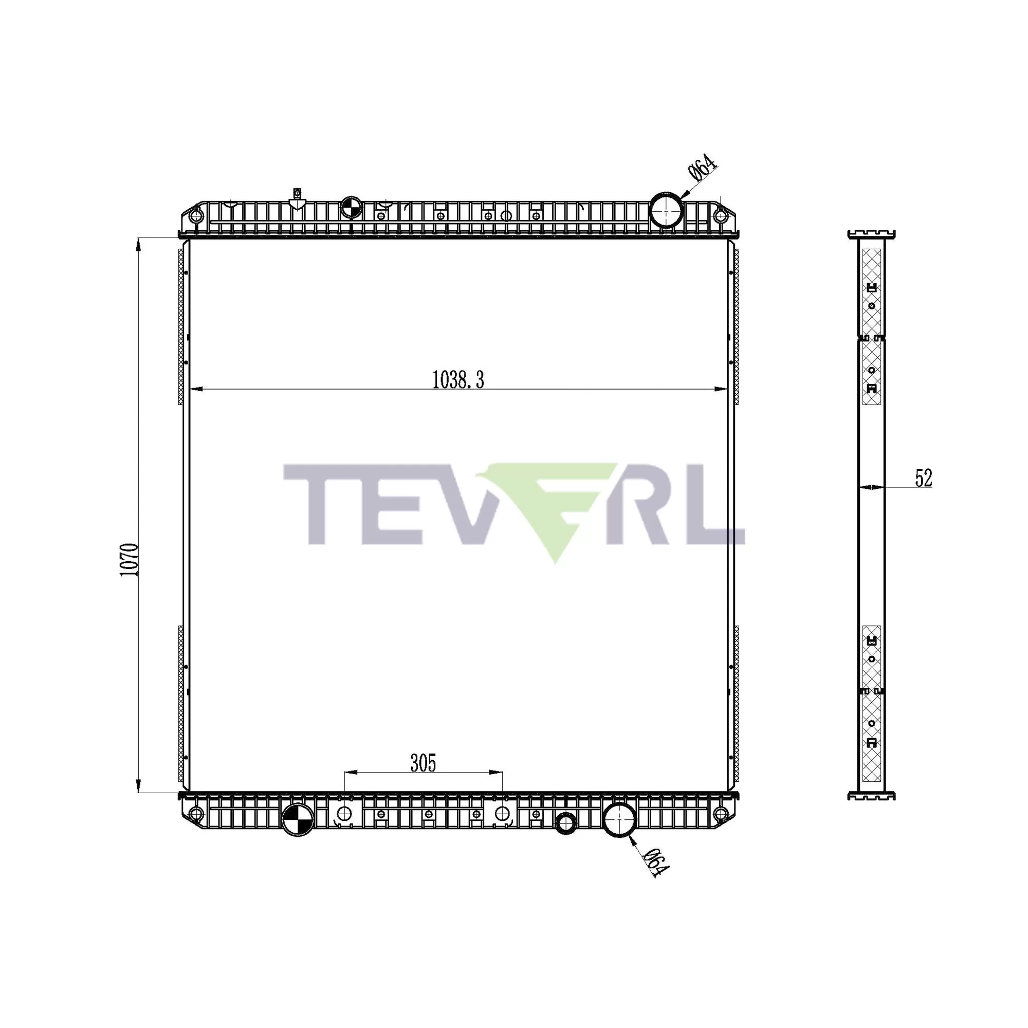 10101063 Freightliner Radiator