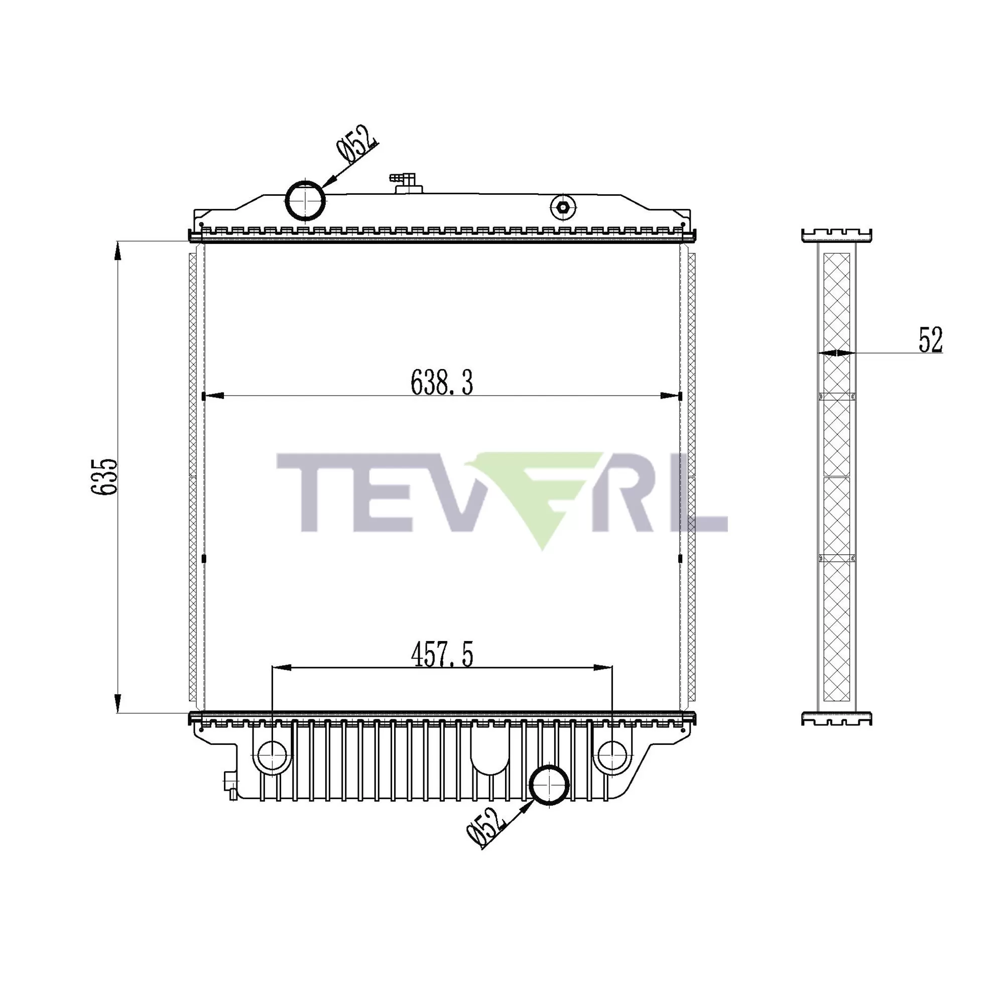 10101069 Bluebird Radiator