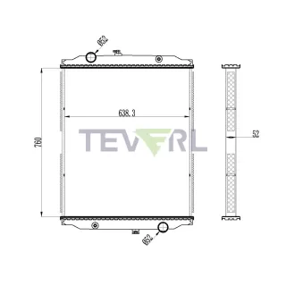 10101081 Blue Bird Radiator