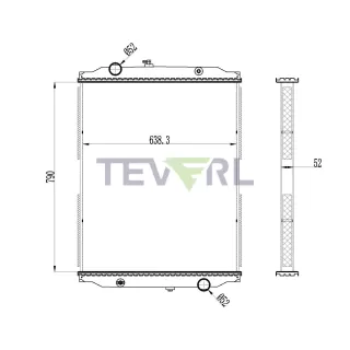 10101082 BlueBird Radiator