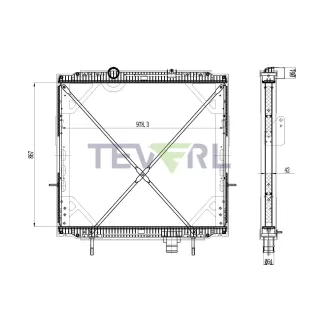 10201022 Kenworth Radiator