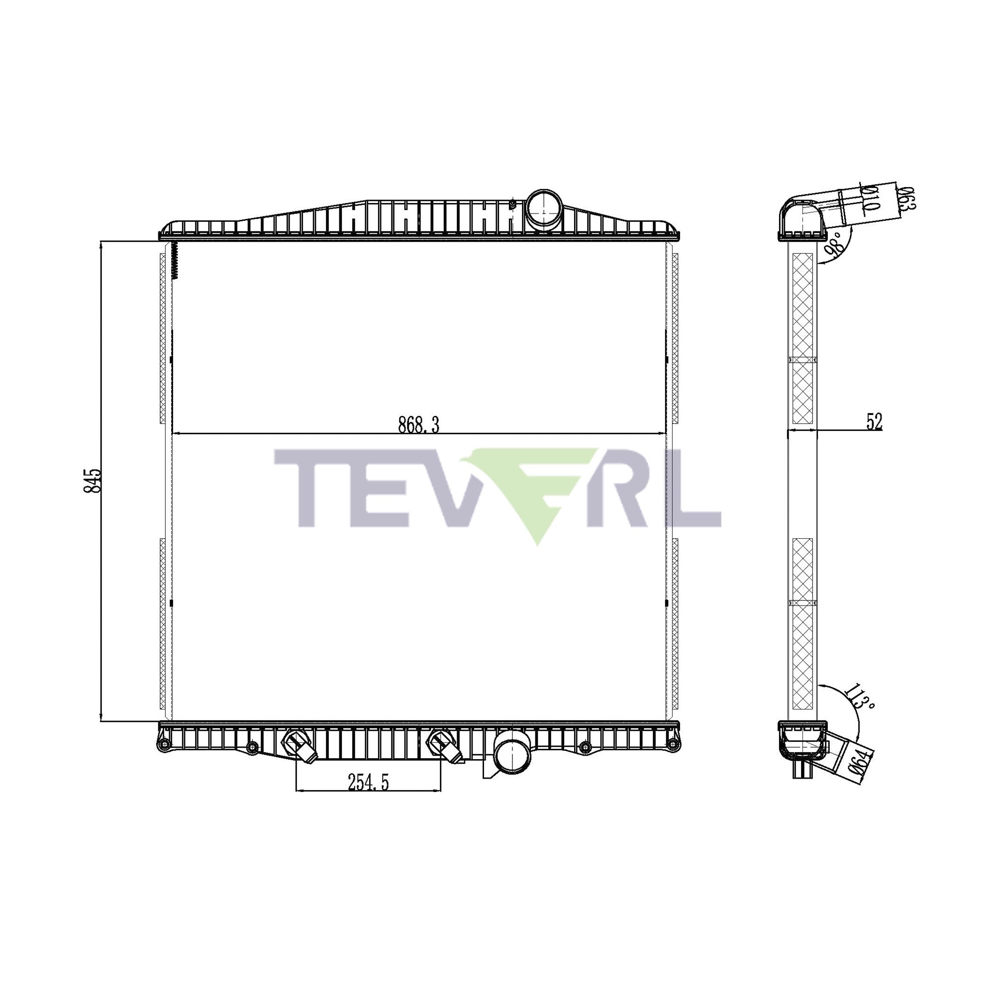 10401013 Mack Volvo Radiator