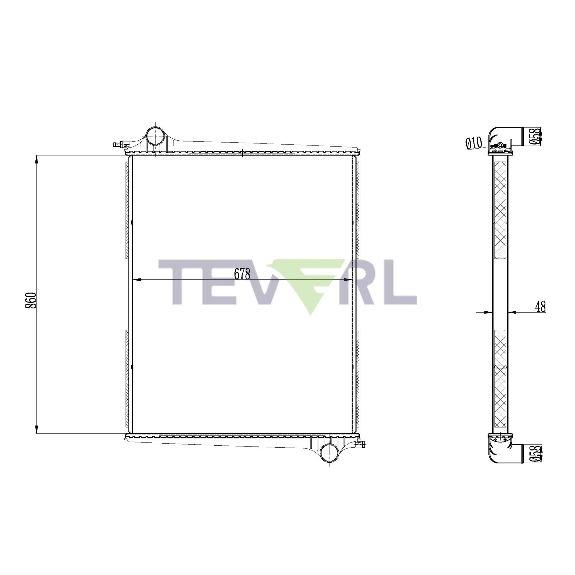 10801004 Scania Radiator