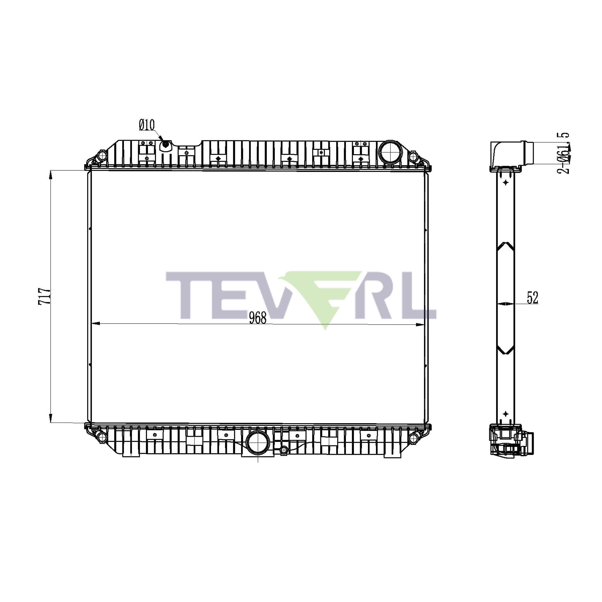 10701028 Mercedes Benz Actros MP4 A9605002801