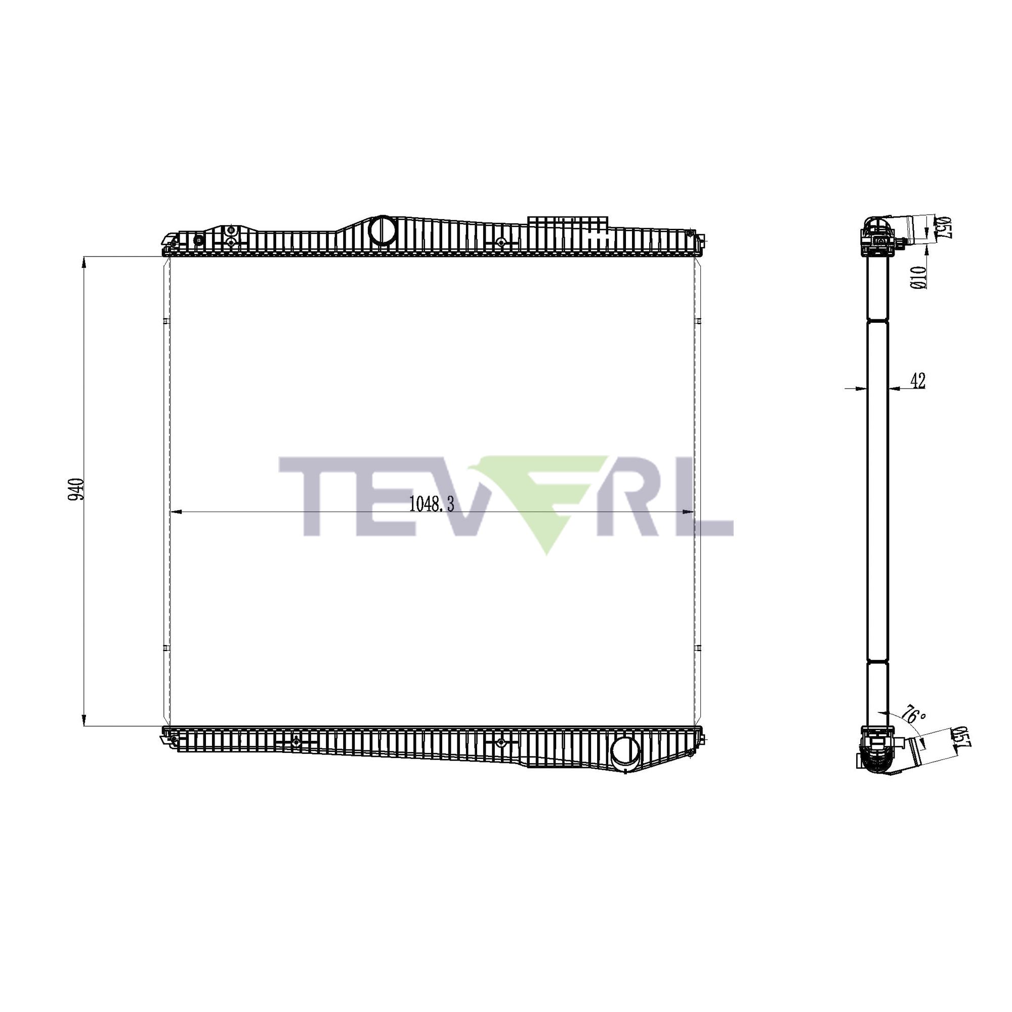 10801002 Scania Radiator