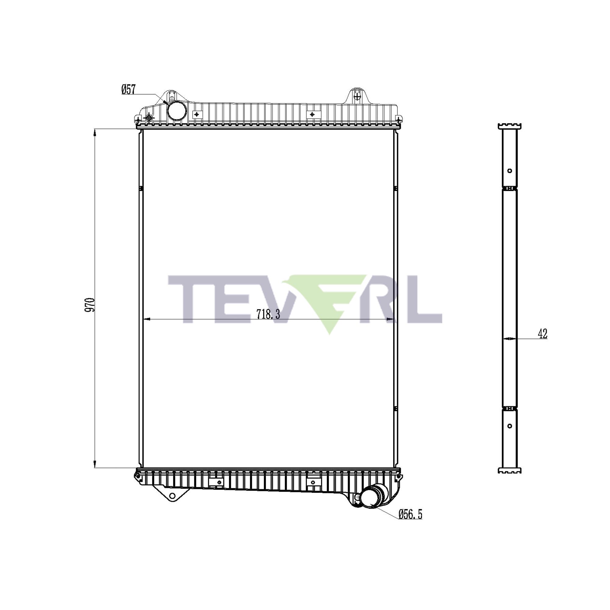 10801020 Scania Radiator