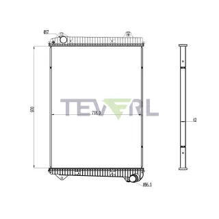 10801020 Scania Radiator