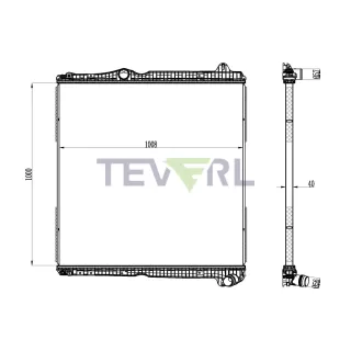 10801016 Scania Radiator