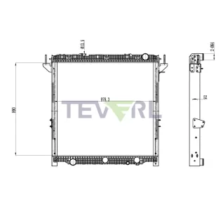10101088  Freightliner Radiator