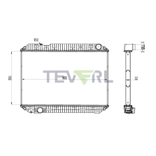 10701071 Mercedes Benz Radiator