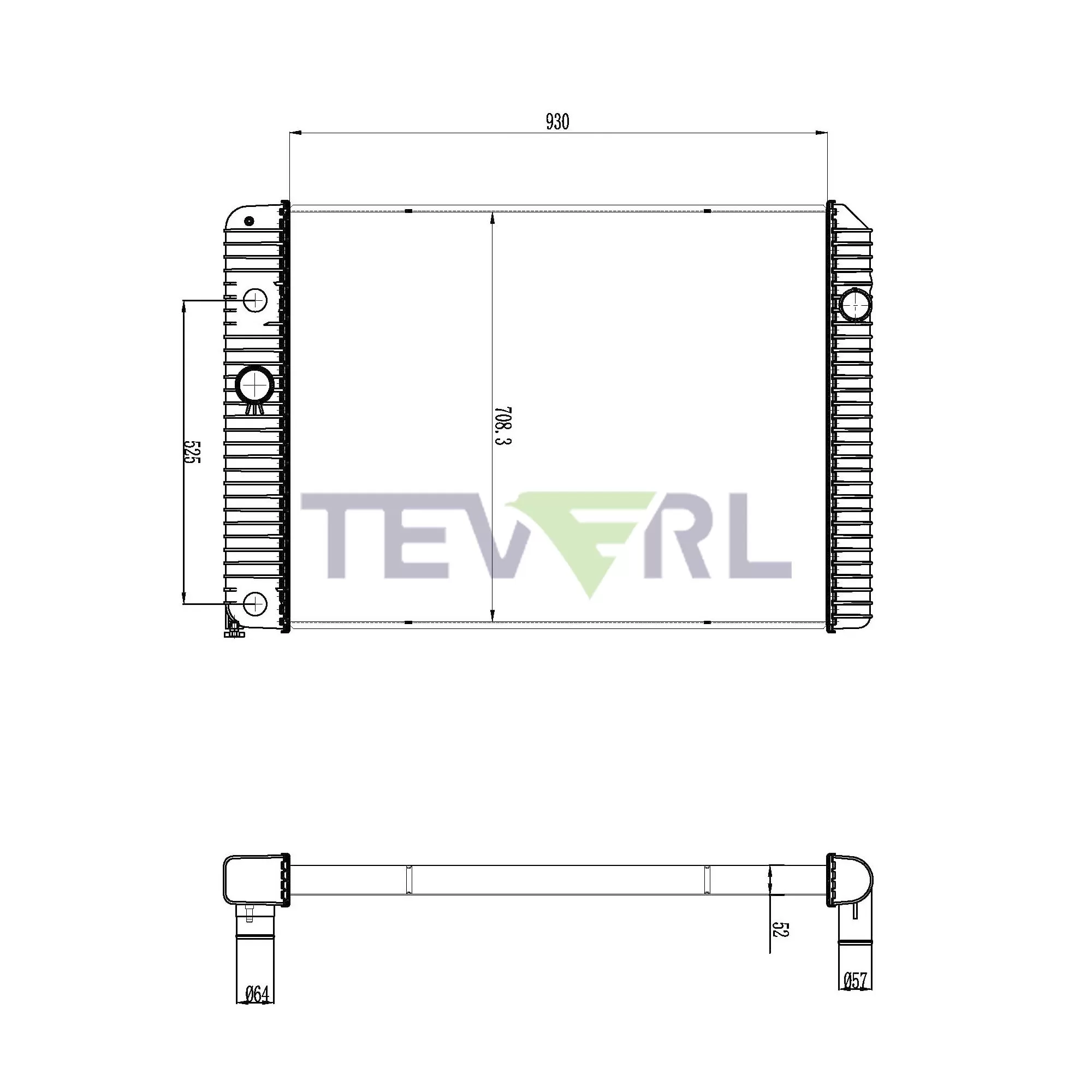 10601023 International Navistar Radiator