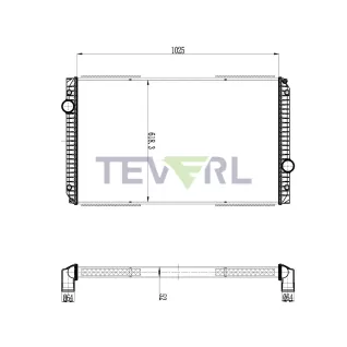 10601028 International Prostar Cat Engine Navistar Radiator