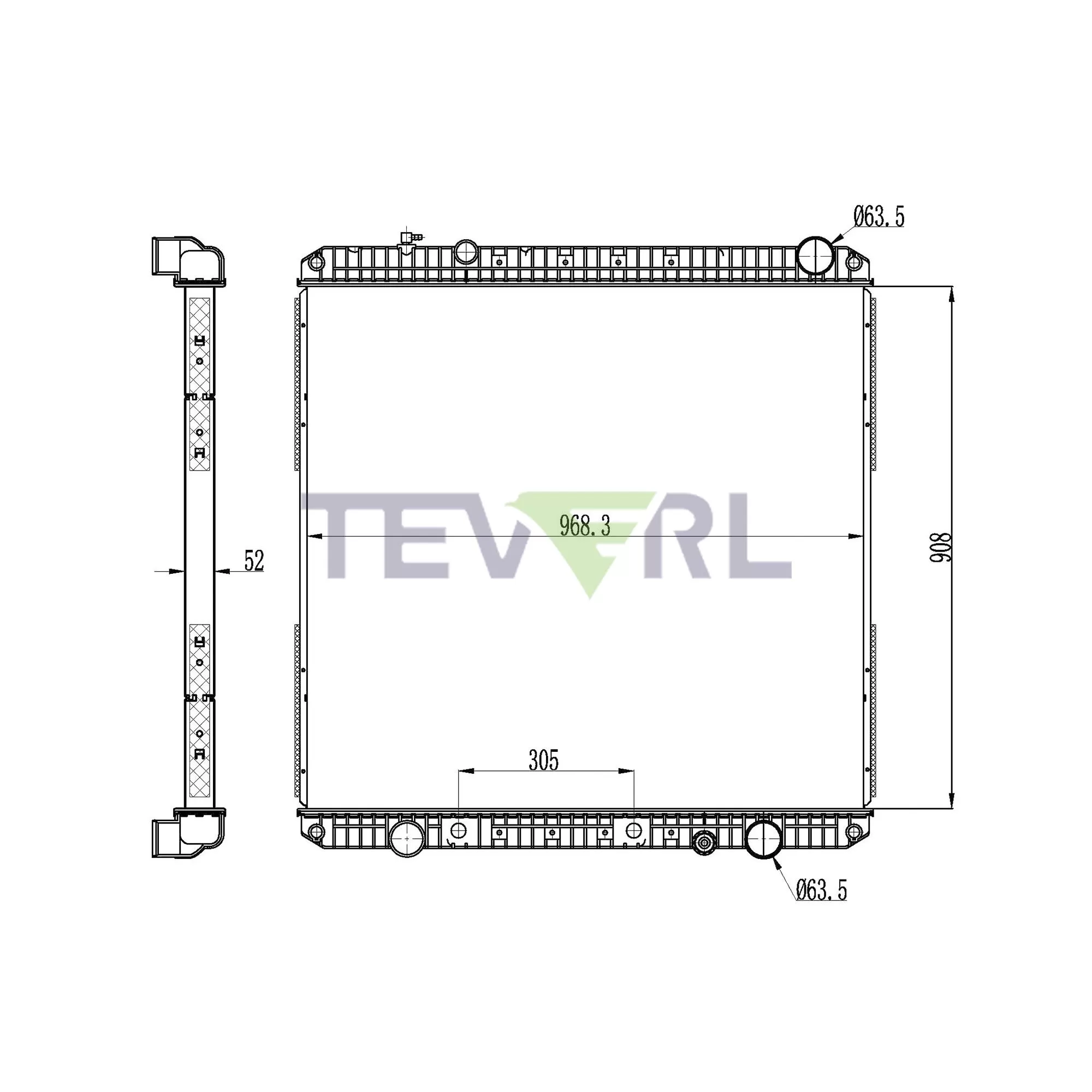 10101009 Freightliner Radiator