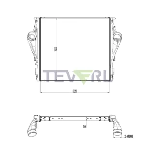 10202010 Kenworth Charge Air Cooler