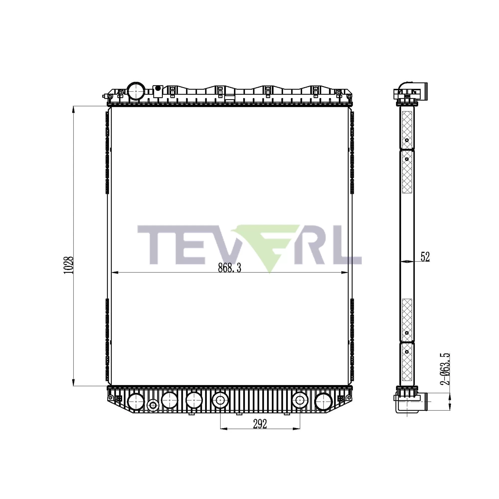 10401005 Mack Volvo Radiator
