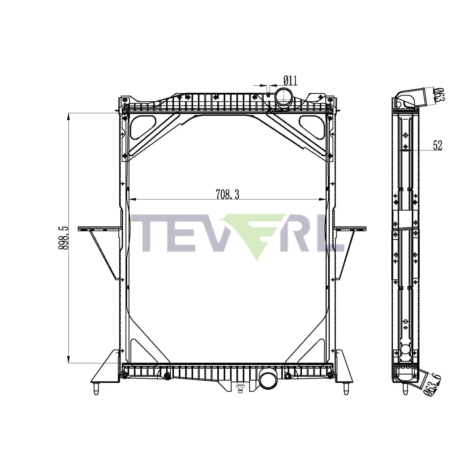 10401012 Volvo FM FMX Radiator 20460178