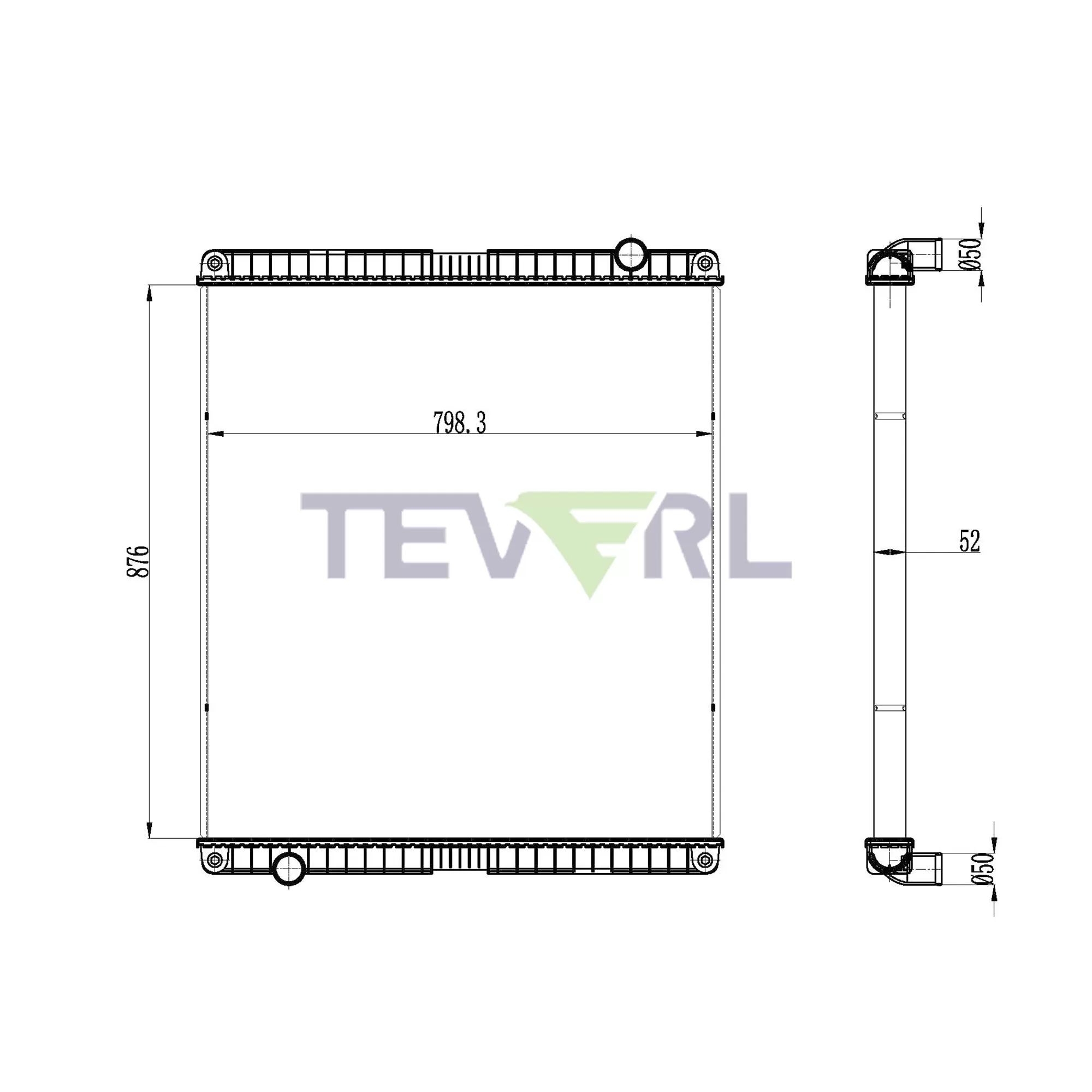 10401020 Volvo B12 Radiator 70320673