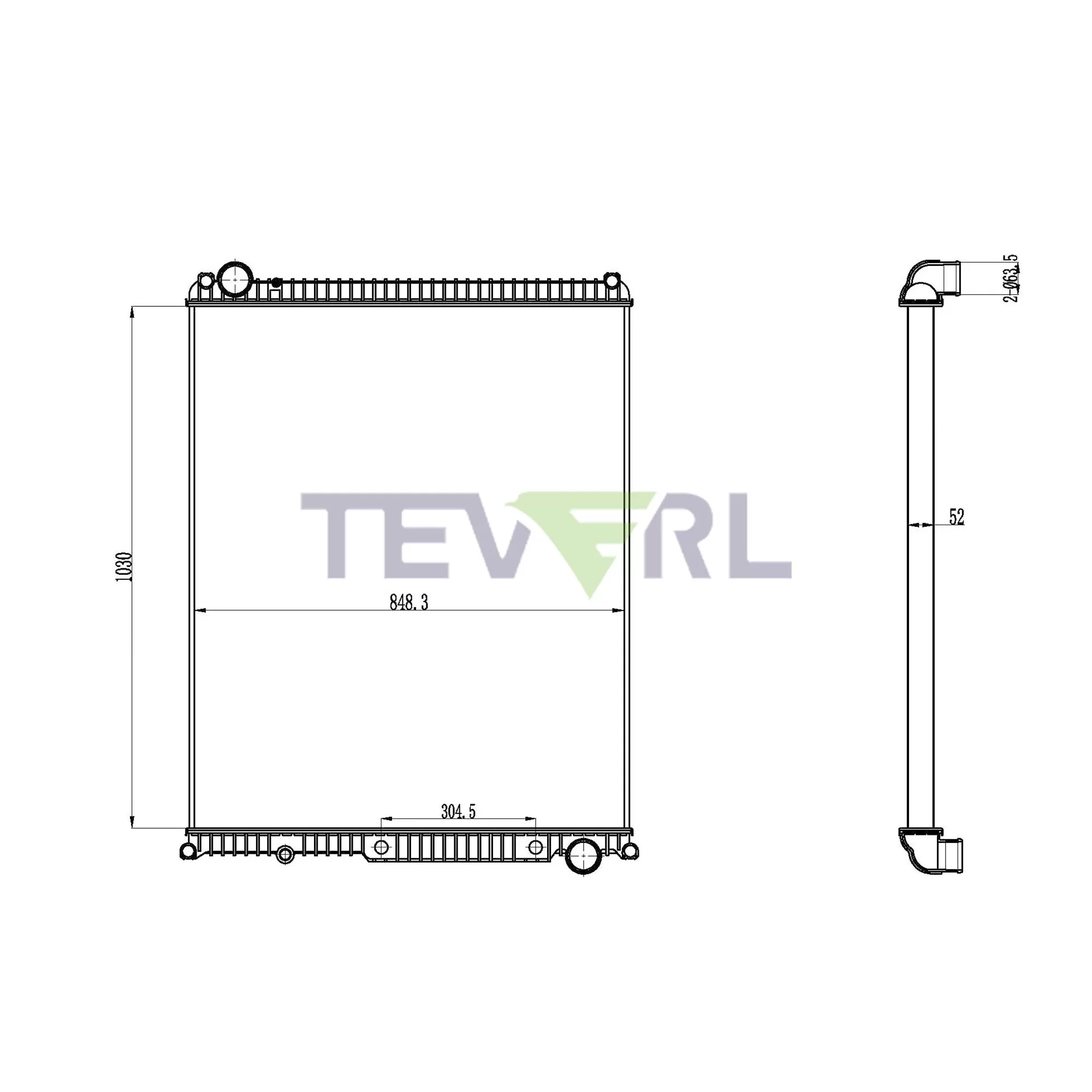 10401026 Volvo Radiator 3E015351001