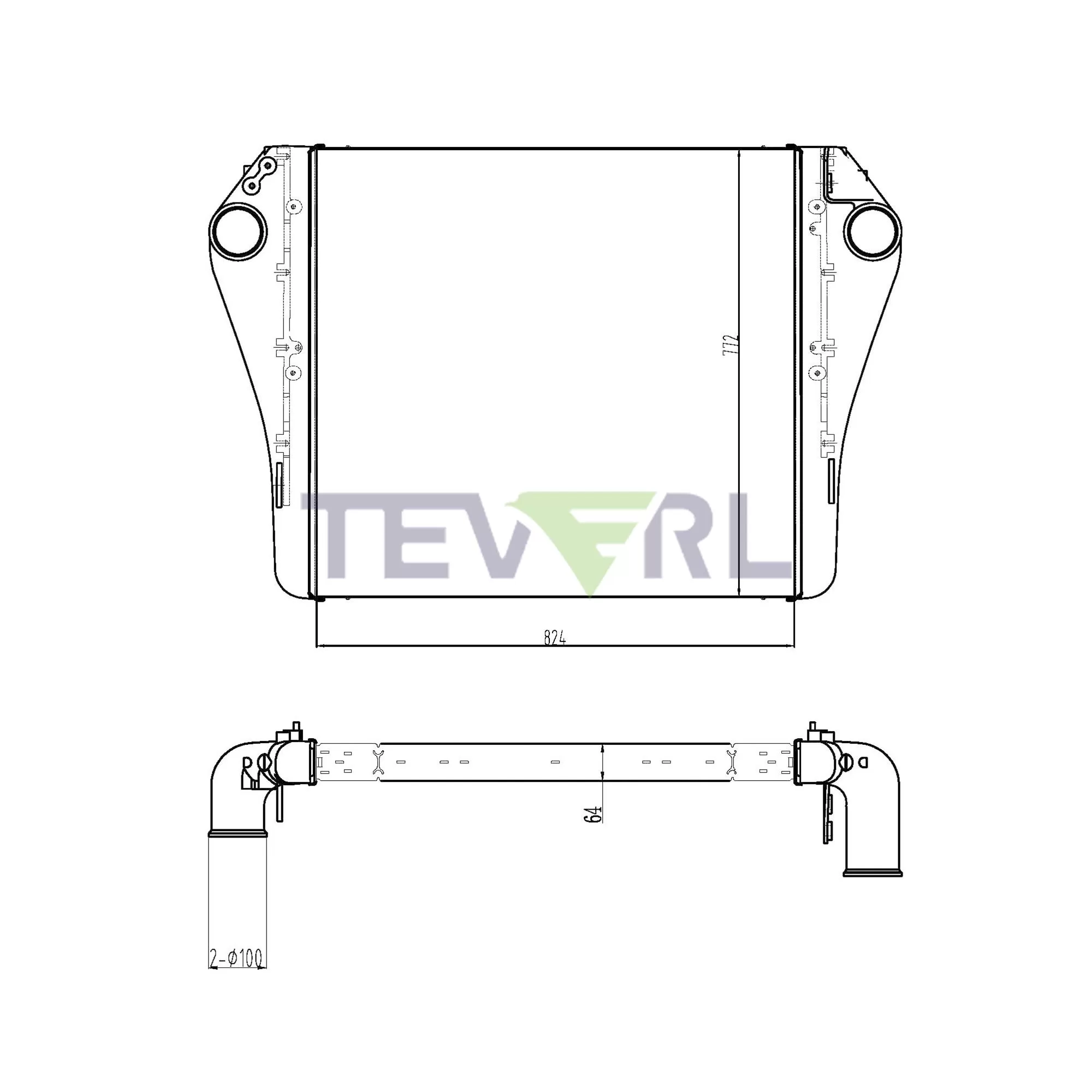 10402004 Volvo Charge Air Cooler