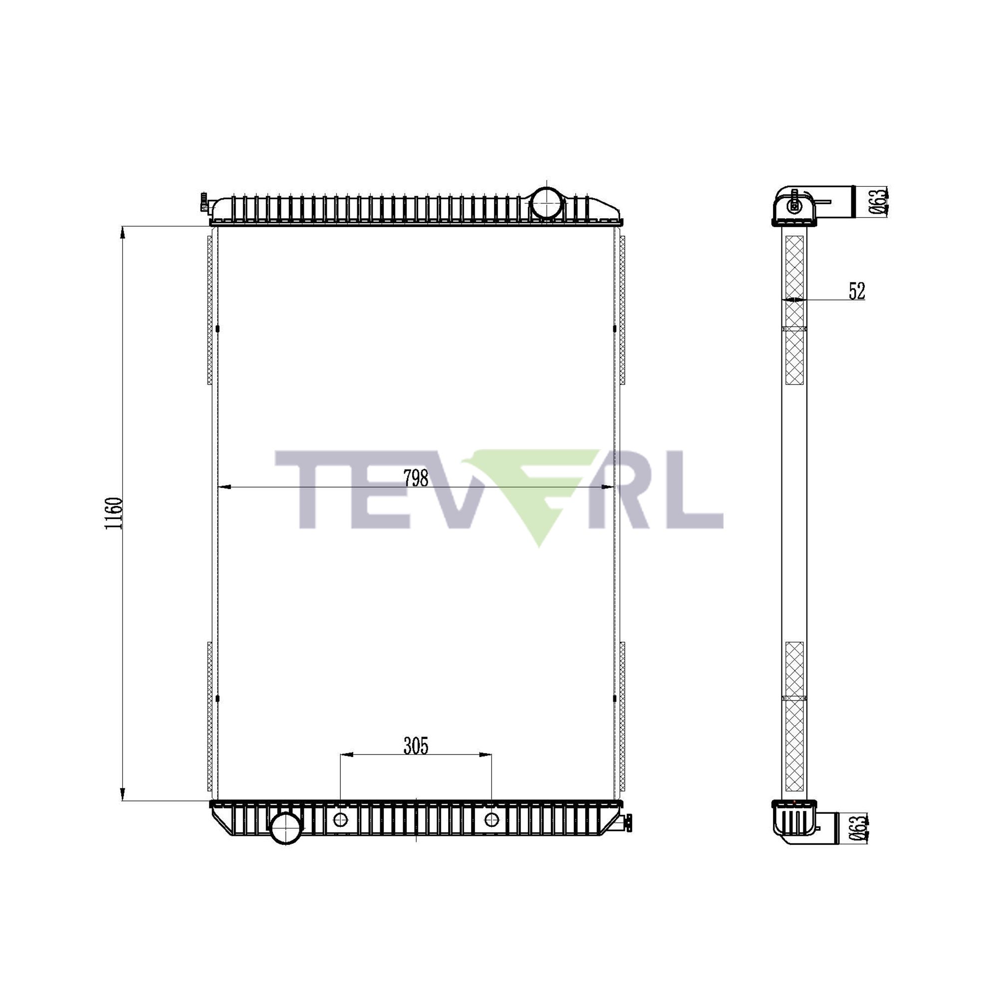 10601018 International Navistar Radiator