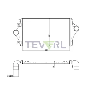10602016 International Charge Air Cooler