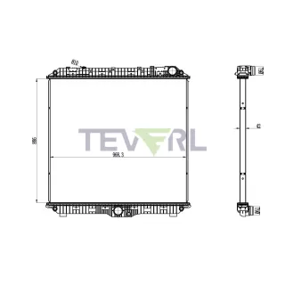10701054 Mercedes Benz Radiator