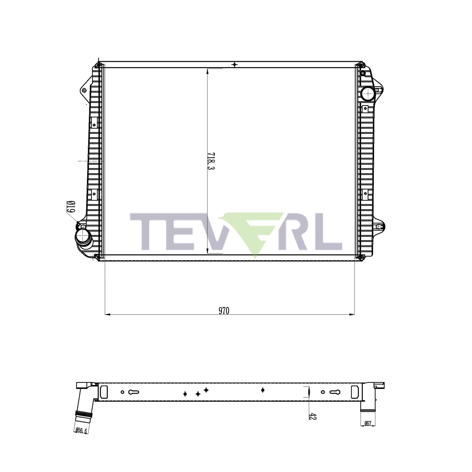 10801012 Scania Radiator