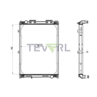 10901008 MAN Radiator