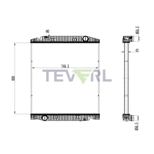 11201006 Iveco Radiator
