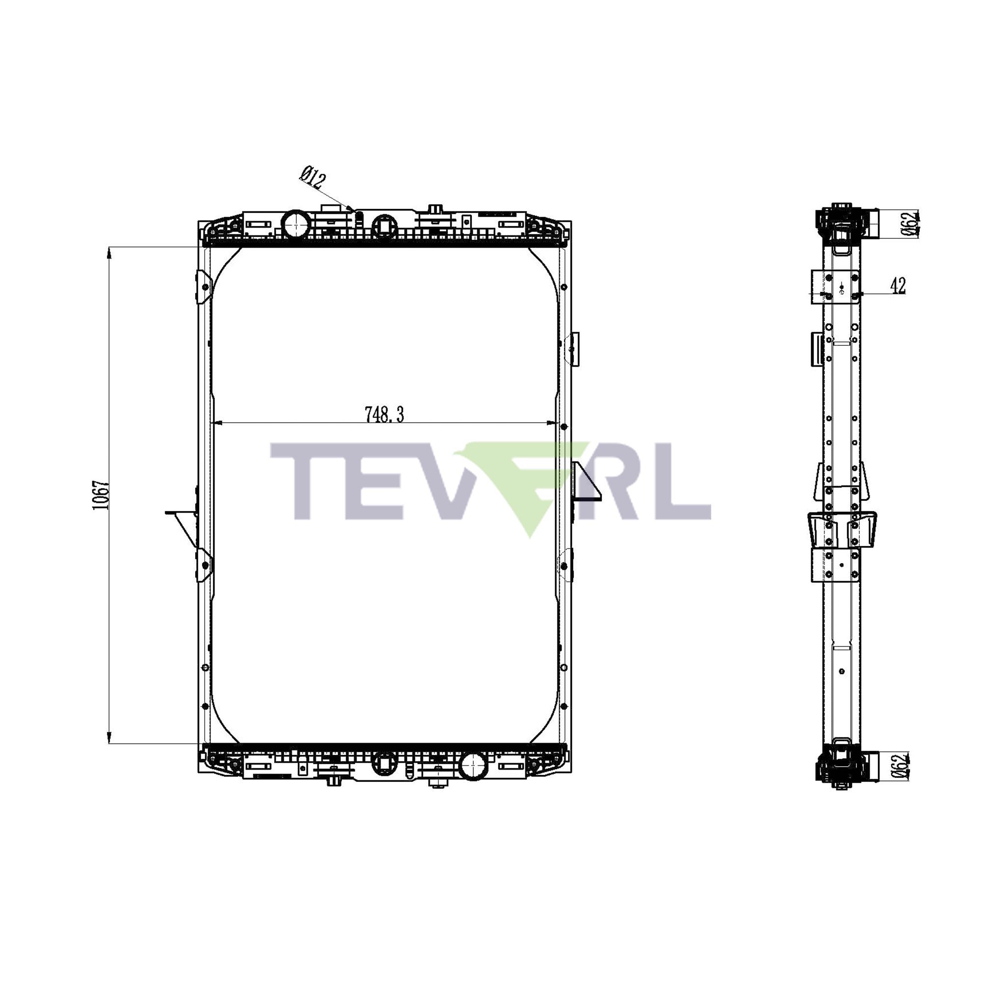 11301001 Daf Radiator