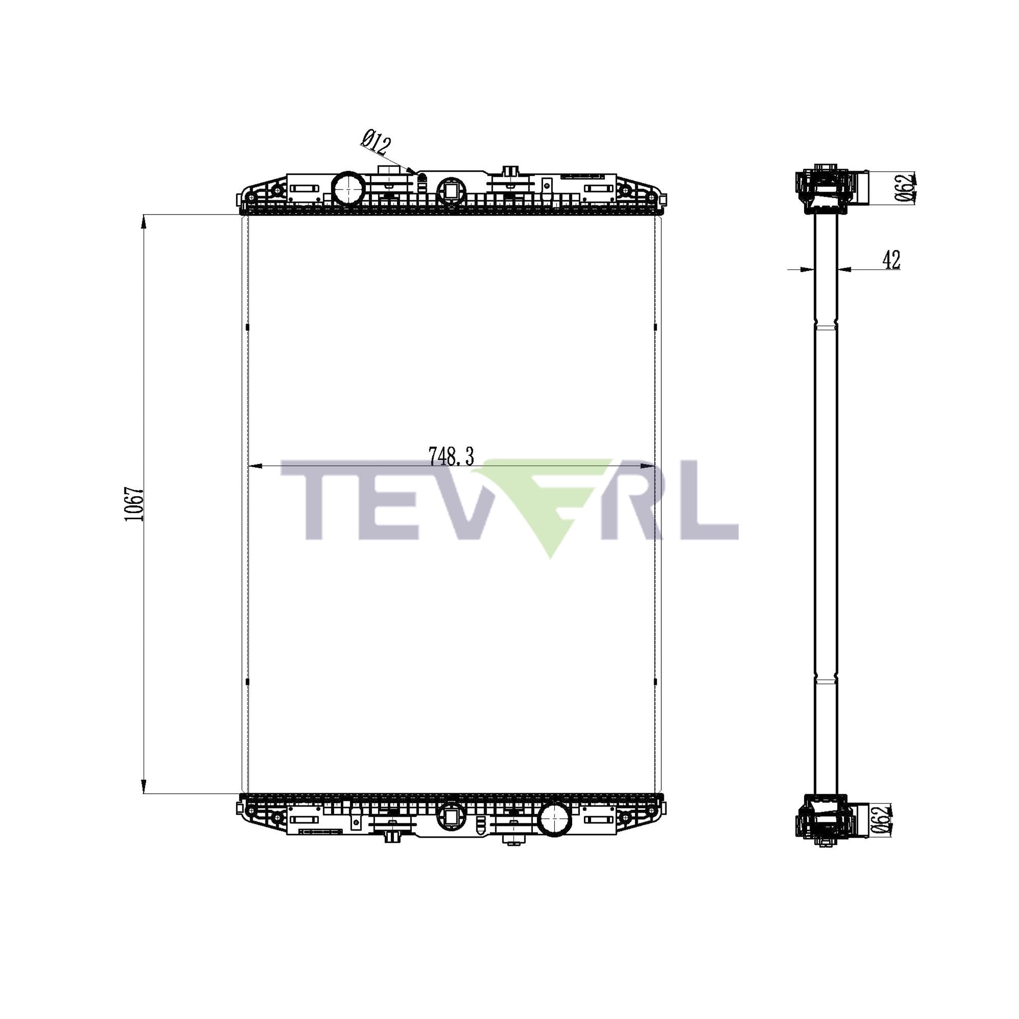 11301002 Daf Radiator