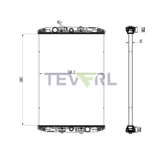 11301002 Daf Radiator