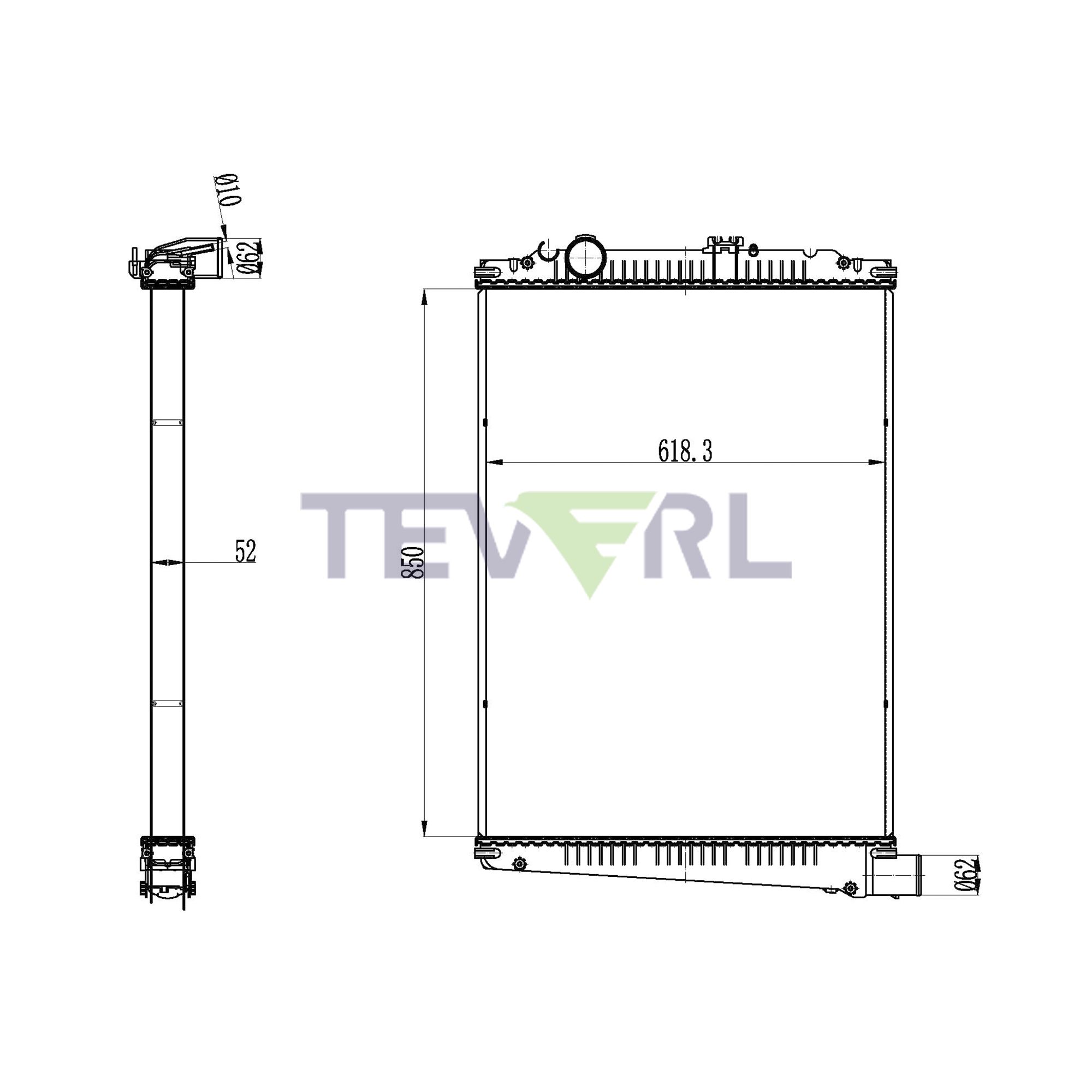 11301013 Daf Radiator