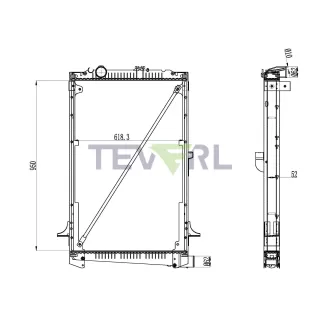 11301016 Daf Radiator