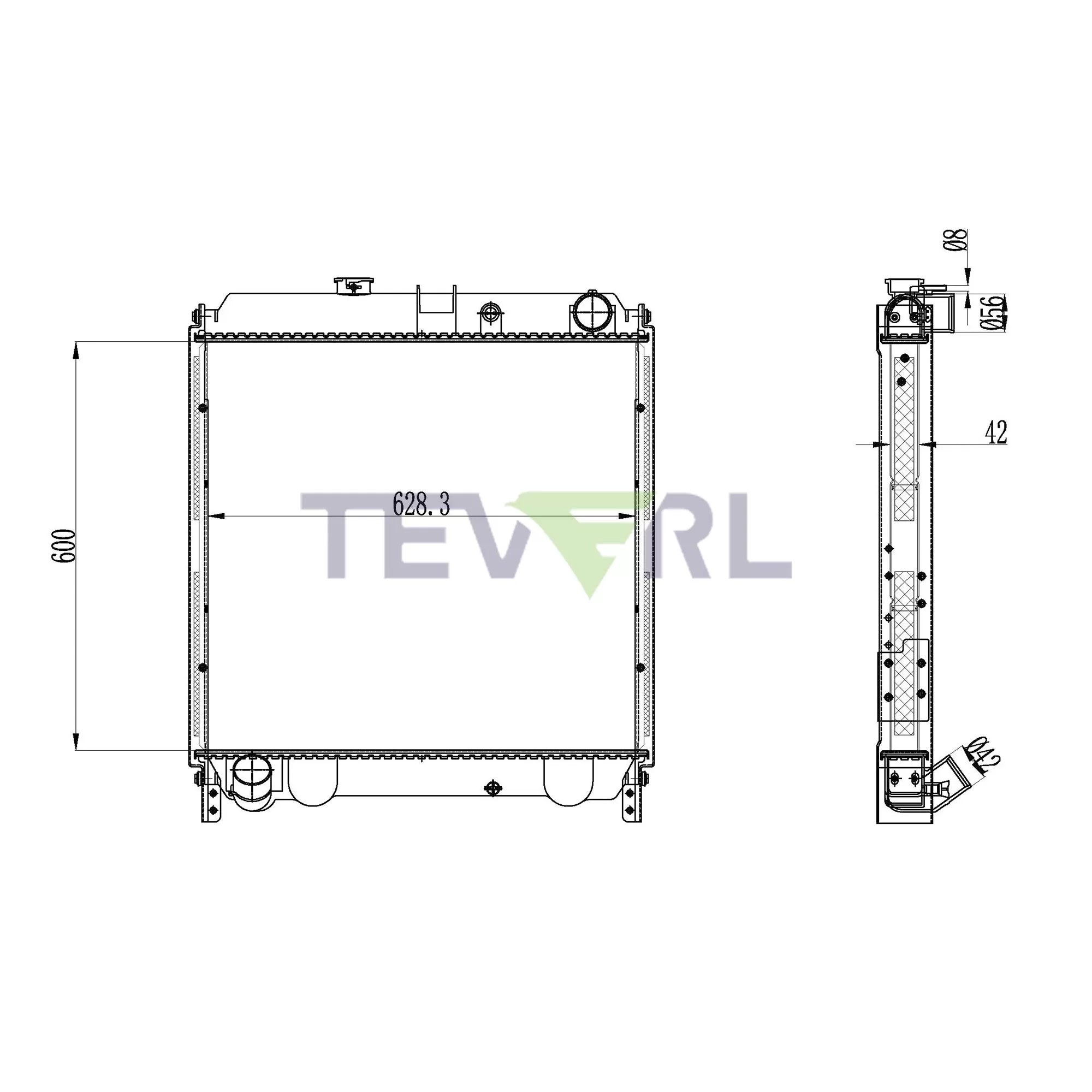 11401002 Hino Radiator