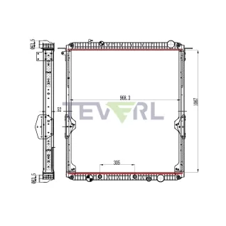 10101017 Freightliner Radiator