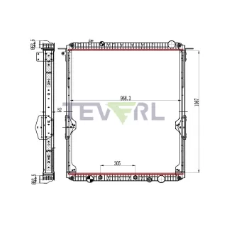 10101017 Freightliner Radiator