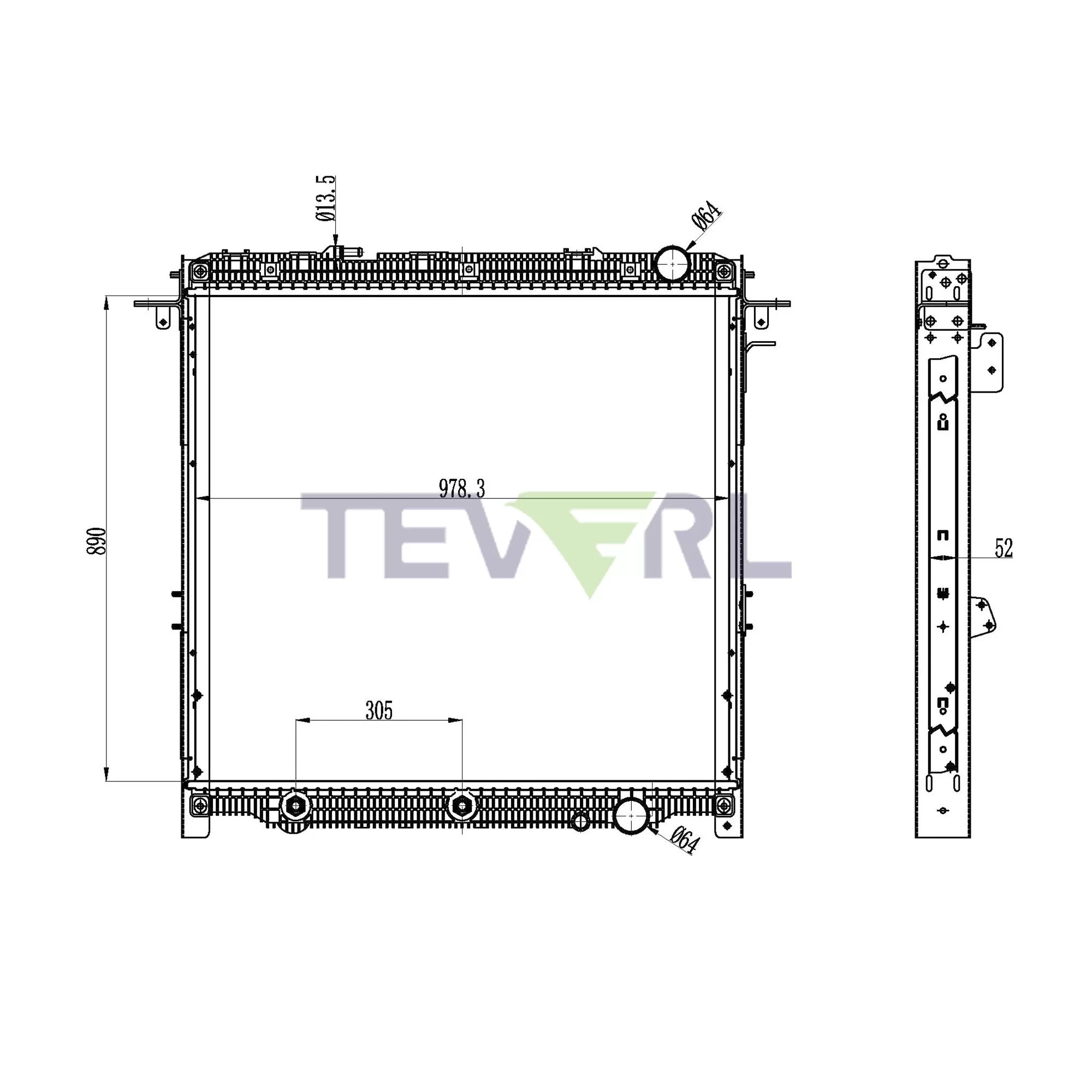 10101056 Freightliner Radiator
