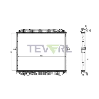 10701072 Mercedes Benz Radiator
