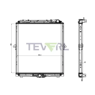 10701075 Mercedes Benz Radiator