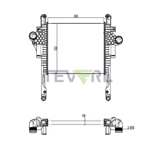 10102025 Freightliner Charge Air Cooler