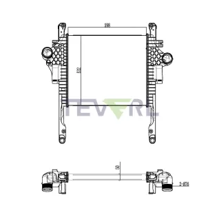 10102026 Freightliner Charge Air Cooler