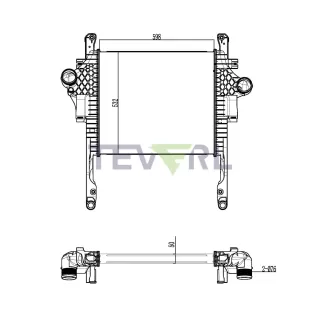 10102026 Freightliner Charge Air Cooler