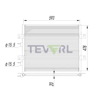 10603007 International Navistar Condenser