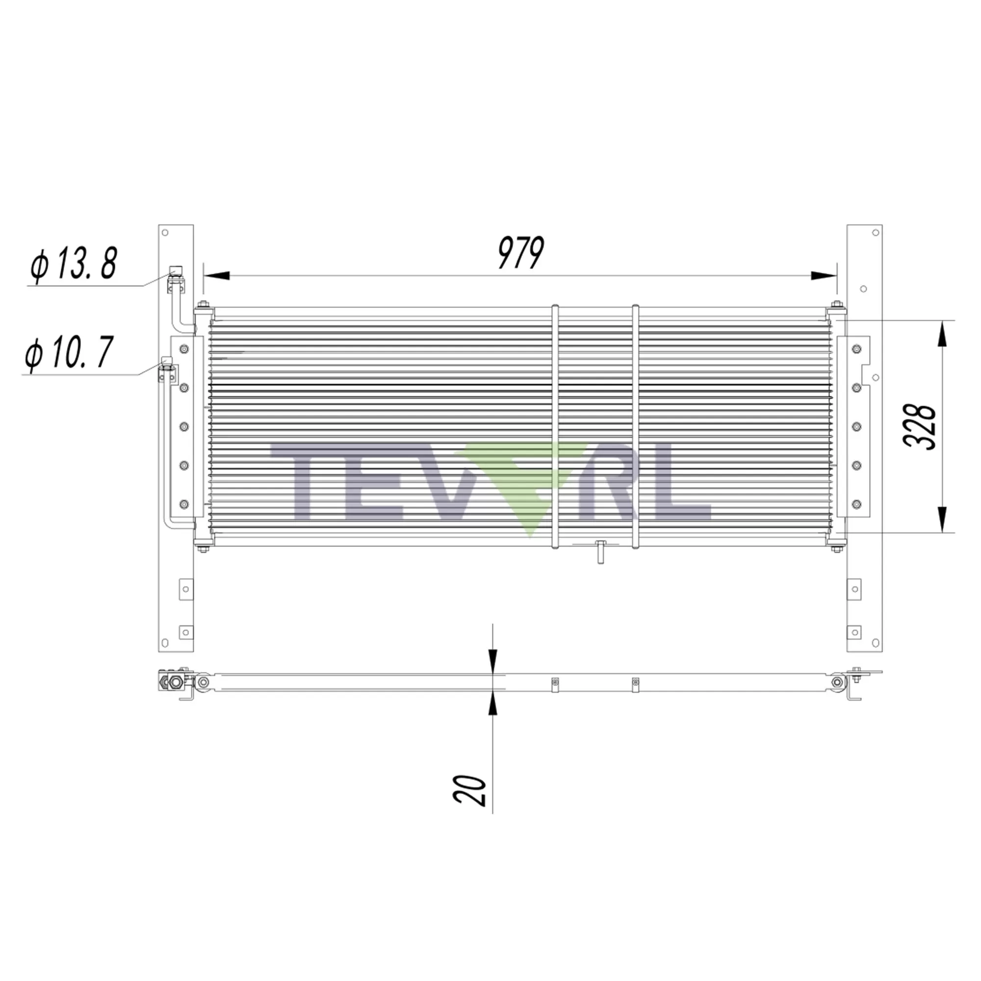 10103021 Western Star Condenser