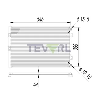 12203002 Caterpillar Excavator Condenser