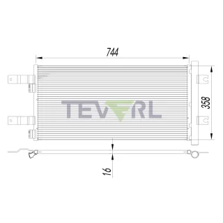 10903001 Man TGX TGS Condenser 81619206041