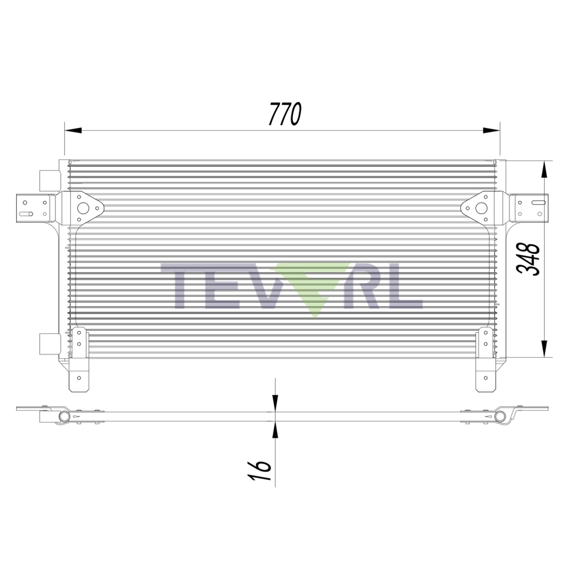 10903002 Man TGX TGS Condenser 81619200029